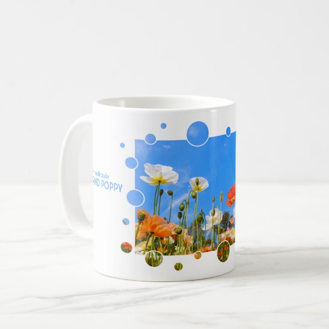 Caneca De Café Iceland Poppy (Frente Esquerda)