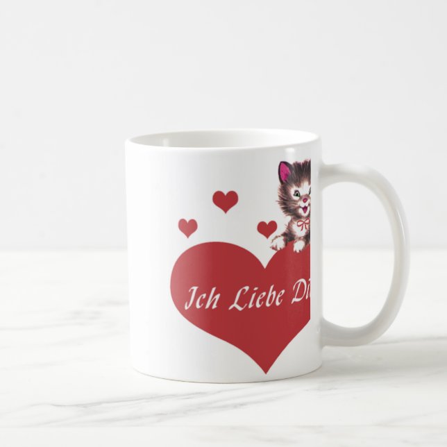 Caneca De Café Ich Liebe Dich (Direita)