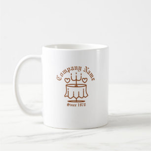 Caneca De Café Ícone Brown de Mesa de Amor com Dinheiro Retroativ