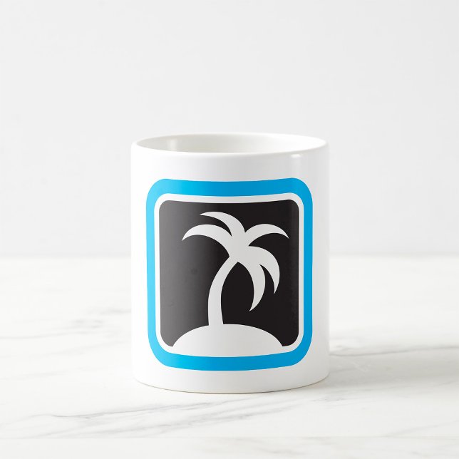 Caneca De Café Ícone de Palmeira (Criador carregado)