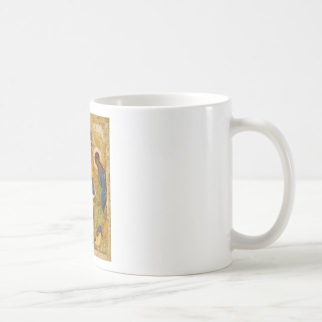 Caneca De Café Ícone de Trindade Santa Rublev Bizantino Presente  (Direita)