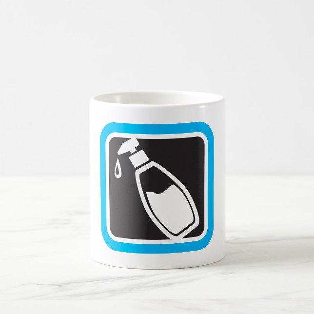 Caneca De Café Ícone do Frasco de Loção (Criador carregado)