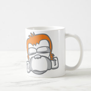 Caneca De Café Ícone mau do macaco