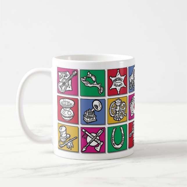 Caneca De Café Ícones ocidentais velhos (Esquerda)