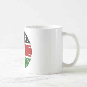 Caneca De Café Iconic Regal República do Quênia Flag Inspirou Tra