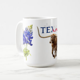 Caneca De Café Iconic Texas Mug