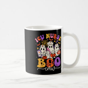 Caneca De Café Icu Boo Crew Costume Enfermeira Engraçada Fantasma