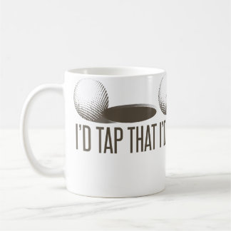 Caneca De Café I'D Tap That Funny Golf Golfing Golfer Humor