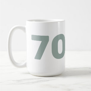Caneca De Café Idade Personalizada e Nome Aniversário do Mais vel