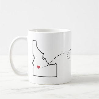Caneca De Café Idaho a Indiana - Heart2Heart