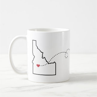 Caneca De Café Idaho a Nevada - Heart2Heart