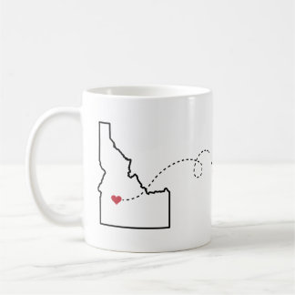 Caneca De Café Idaho a New York - Heart2Heart