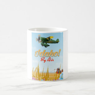 Caneca De Café Idaho! De avião
