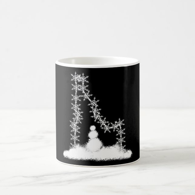 Caneca De Café Idaho Snowflake Coffee Mug (Centro)