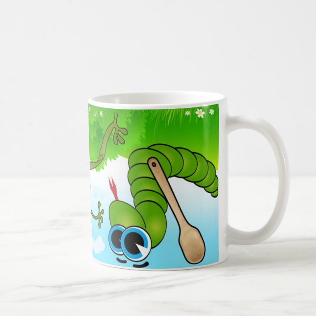 Caneca De Café Ide Zmija - i Ju Naopako (cobra de cabeça para (Direita)