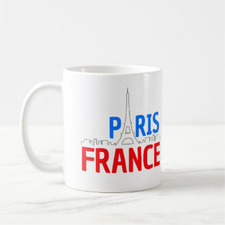 Caneca De Café Idée cadeau Paris France, Baguette, Eiffel, Psg