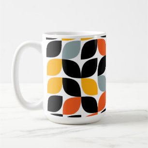 Caneca De Café Ideia colorida, única, de tendências, de folha urb