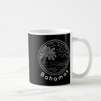 Caneca De Café Ideia de design de presente da bandeira das Bahama