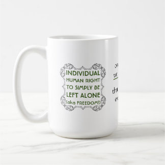 Caneca De Café Ideia de liberdade