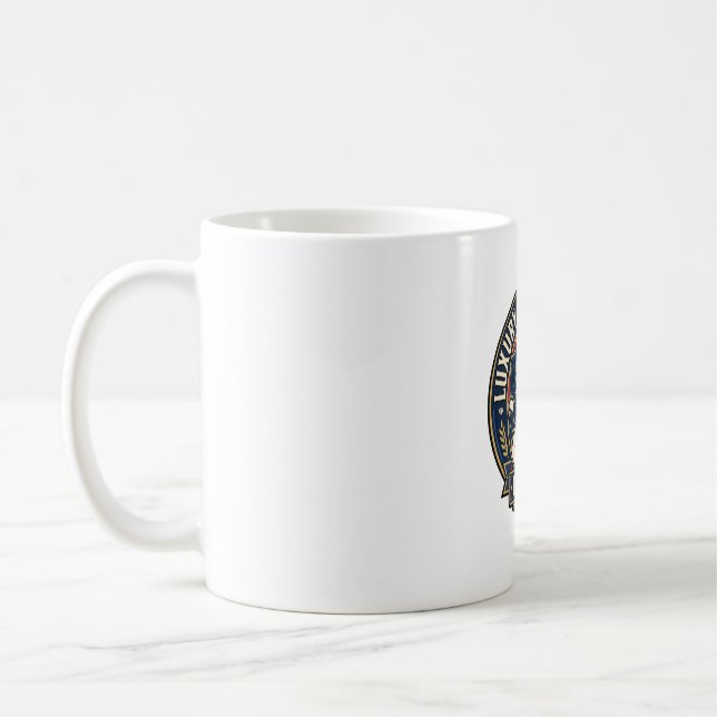 Caneca De Café Ideia de Presente de Mãe de Gato de Luxo - Couture (Esquerda)