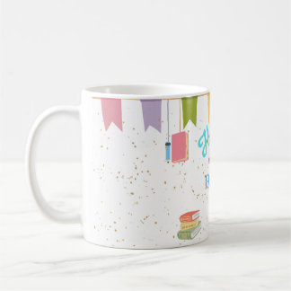 Caneca De Café Ideia de Presente do Dia do Professor Feliz