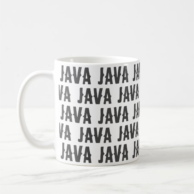 Caneca De Café Ideia de presente do Excelente "Java" Coffee Mug (Esquerda)