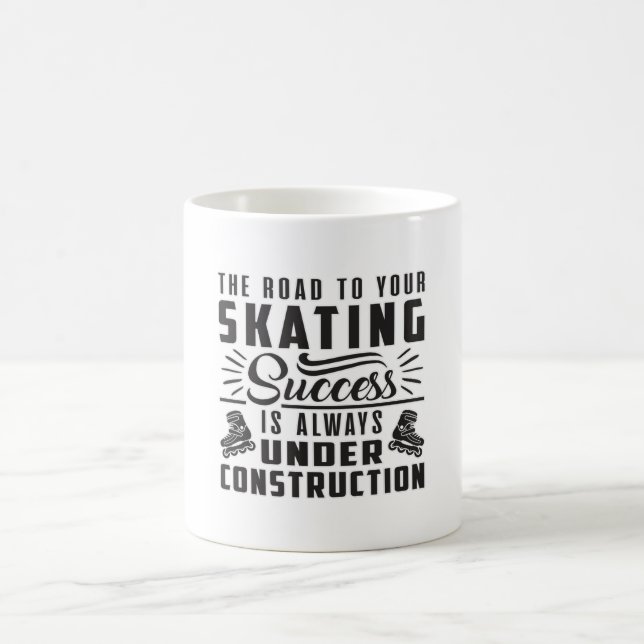 Caneca De Café Ideia de Presente Inliner de Patinação em Linha de (Centro)