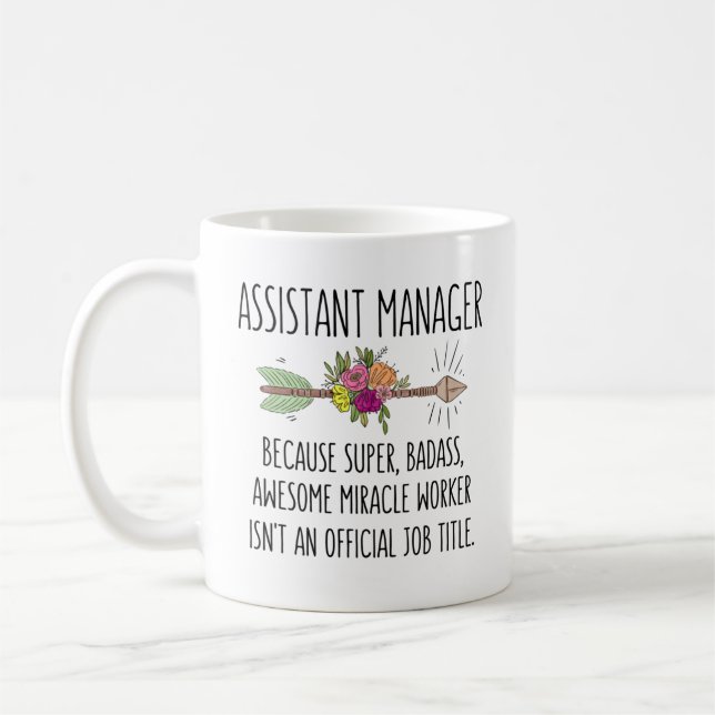 Caneca De Café Ideia de presentes do Gerenciador de Assistente (Esquerda)