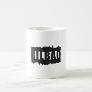 Caneca De Café Ideia do Presente da Cidade de Bilbao Espanha Skyl