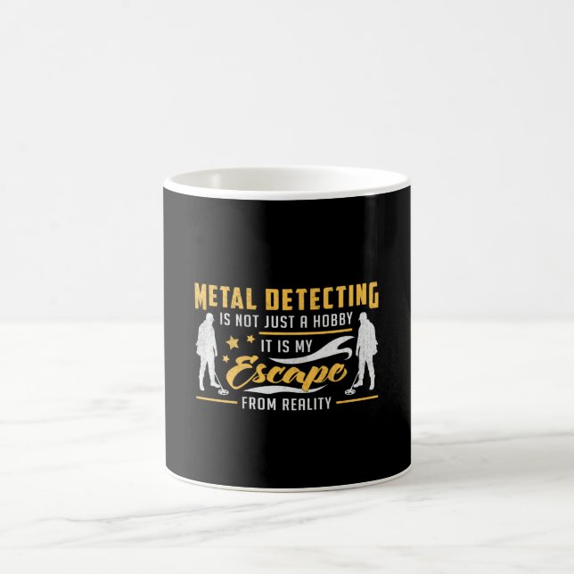 Caneca De Café Ideia do Presente Detector Dourado Detector Detect (Centro)