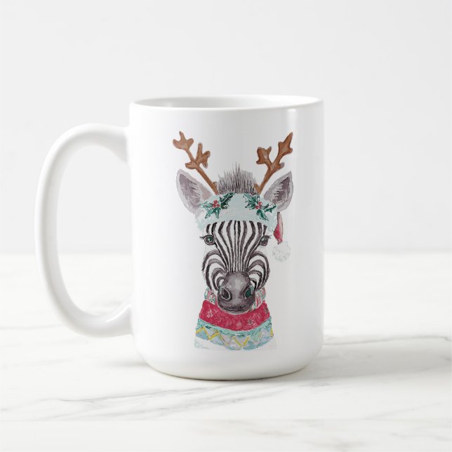 Caneca De Café Ideia moderna de presente de Natal Mug (Esquerda)