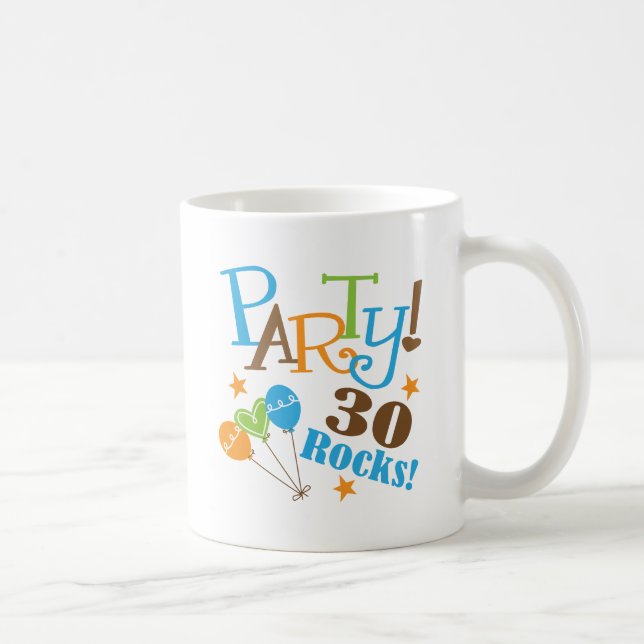 Caneca De Café Ideias do presente de aniversário de 30 anos (Direita)