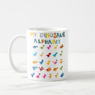Caneca De Café Identificação de Dinossauros