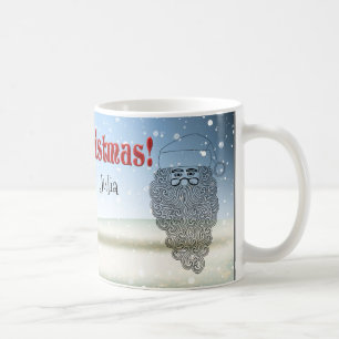 Caneca De Café Idillyc Serene Xmas Magos Papais noeis Engraçados