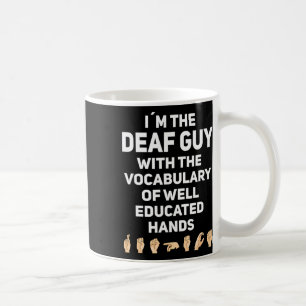 Caneca De Café Idioma de Sinal Asl Gesto de Mão Consciência de De