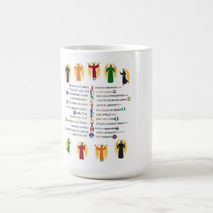 Caneca De Café Idiomas do Décimo de Junho