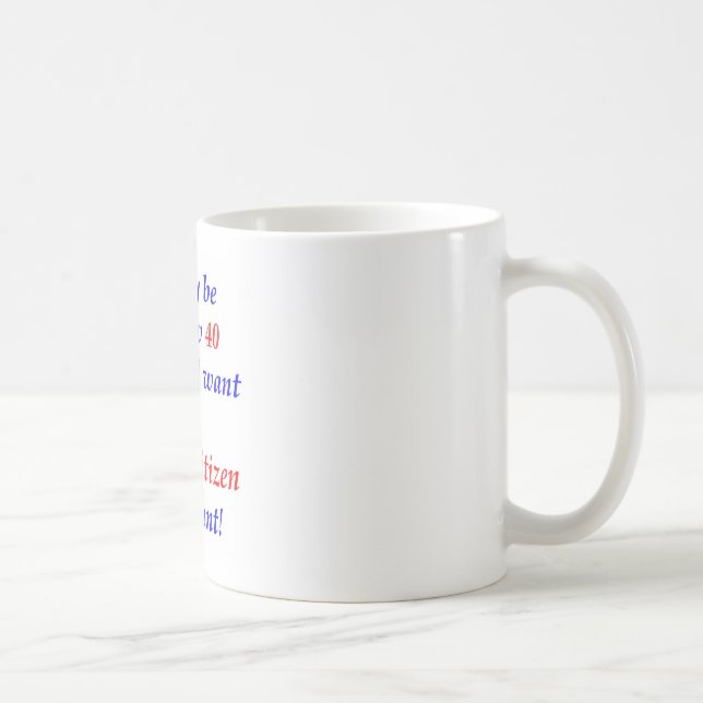 Caneca De Café Idoso 60 (Direita)