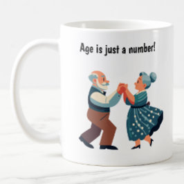 Caneca De Café Idosos com Espírito Jovem Dançando