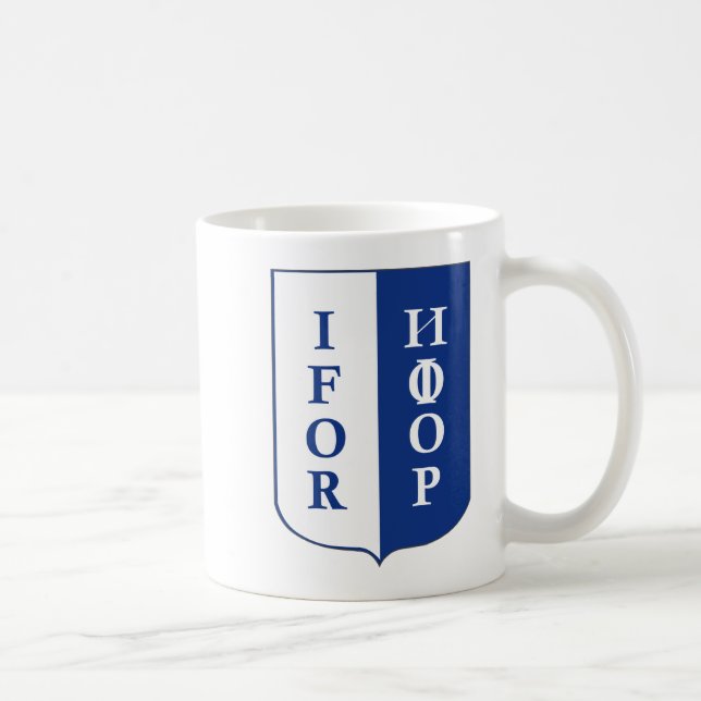 Caneca De Café IFOR Bósnia (Direita)
