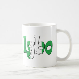 Caneca De Café Igbo (bandeira nigeriana)