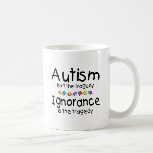 Caneca De Café Ignorância do autismo