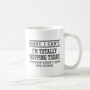 Caneca De Café Ignorando hoje