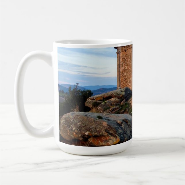 Caneca De Café igreja medieval antiga (Esquerda)