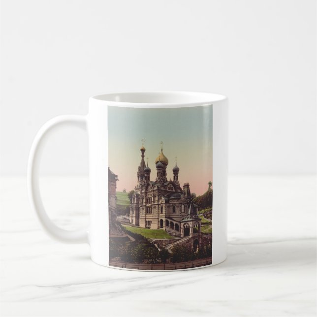 Caneca De Café Igreja Ortodoxa Russa em Moscou (Esquerda)