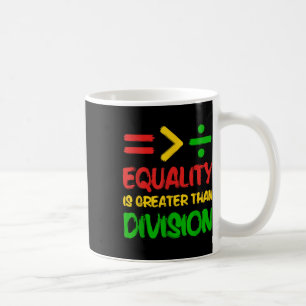 Caneca De Café Igualdade é maior que divisão Afro Men J