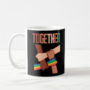 Caneca De Café Igualdade Social Justiça Direitos Humanos Juntos