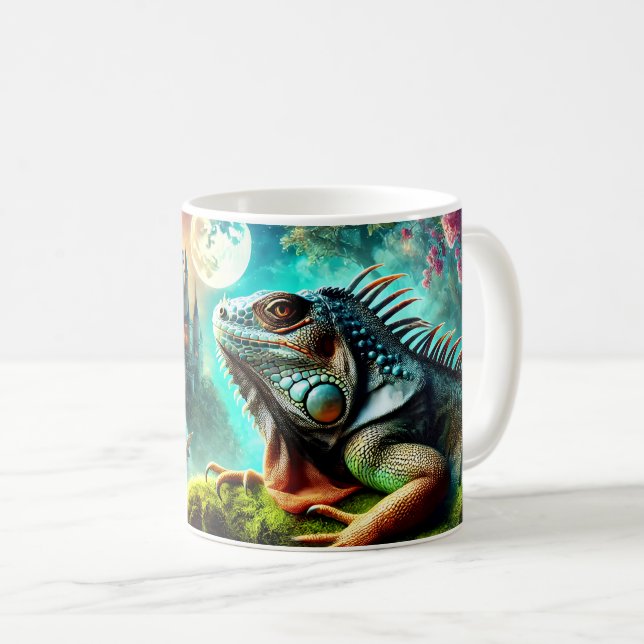 Caneca De Café iguana (Frente Esquerda)