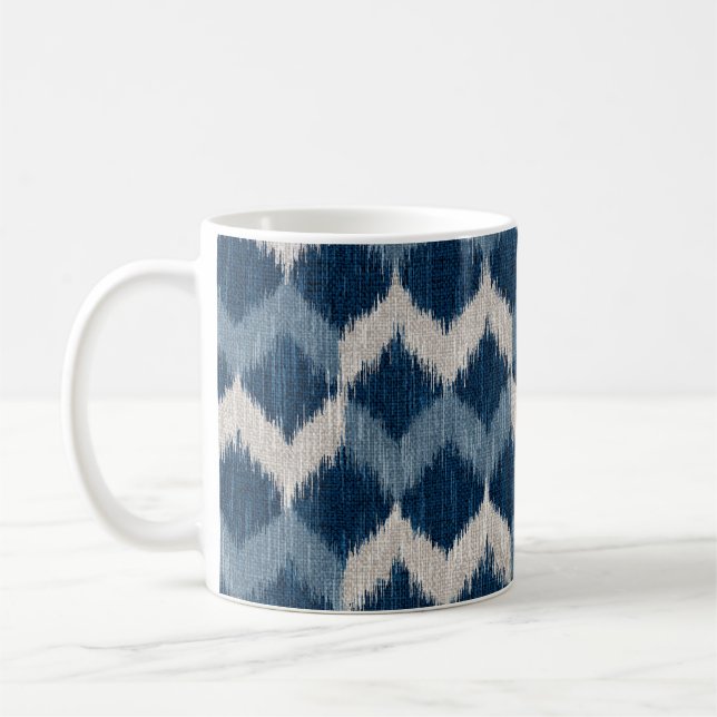 Caneca De Café Ikat Wave (Esquerda)