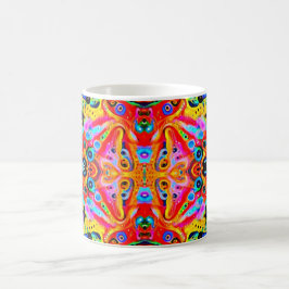 Caneca De Café Ilha alaranjada da estrela