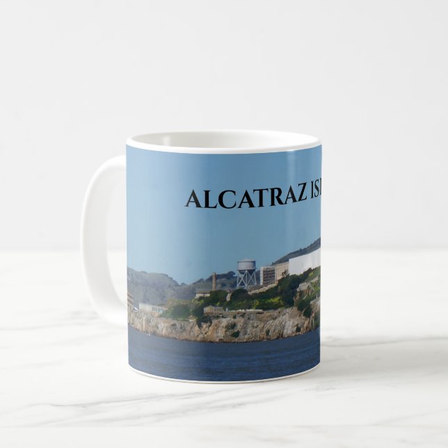 Caneca De Café Ilha Alcatraz - San Francisco Mug (Frente Esquerda)